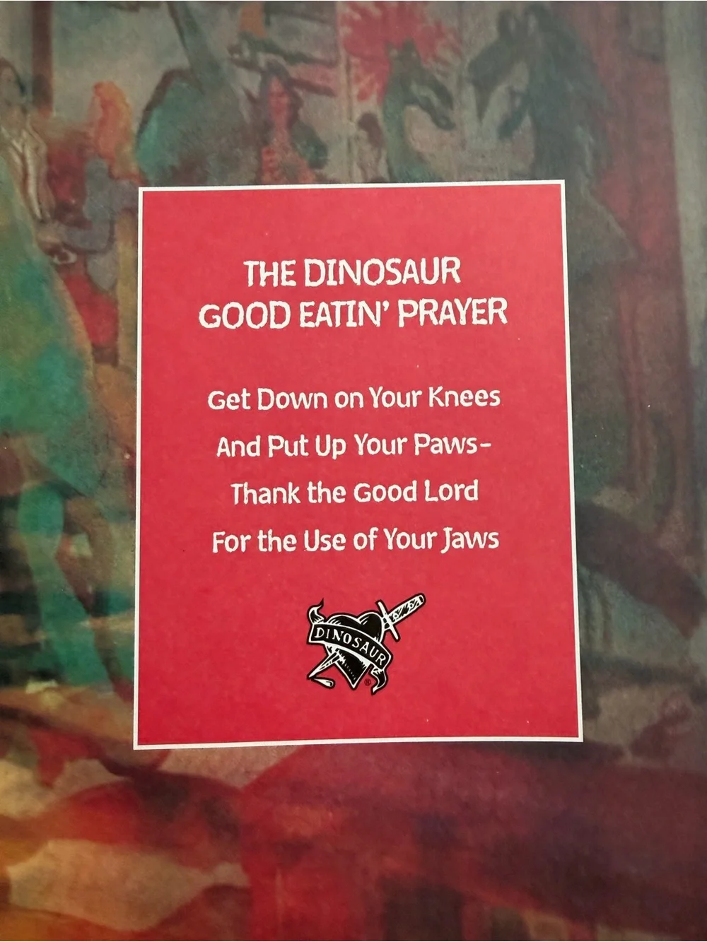 Dinosaur BBQ An American Roadhouse — Cookbook/Photo Book (Black Cover)